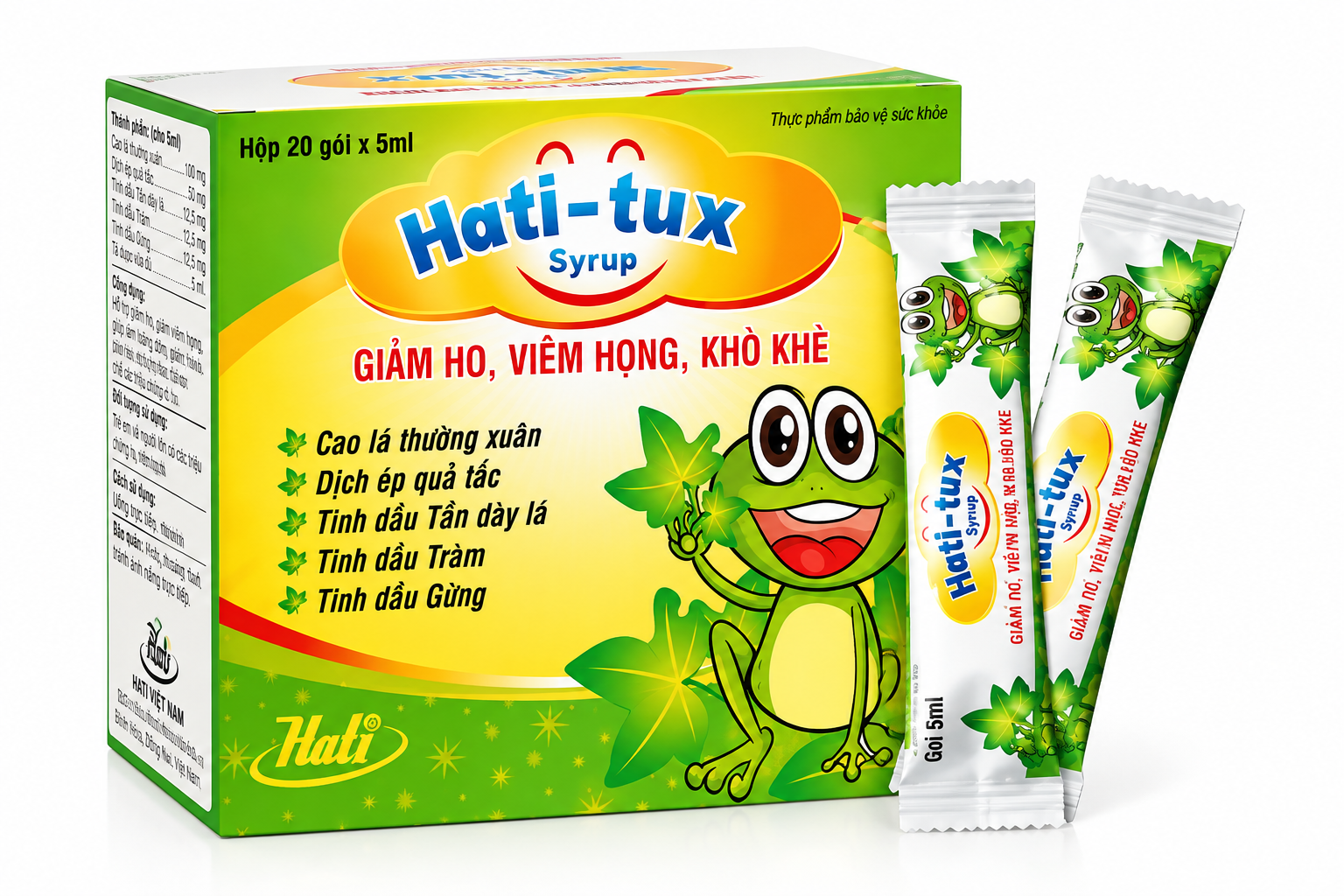 Siro Hati-tux Syrup _H/20/5ml_K84