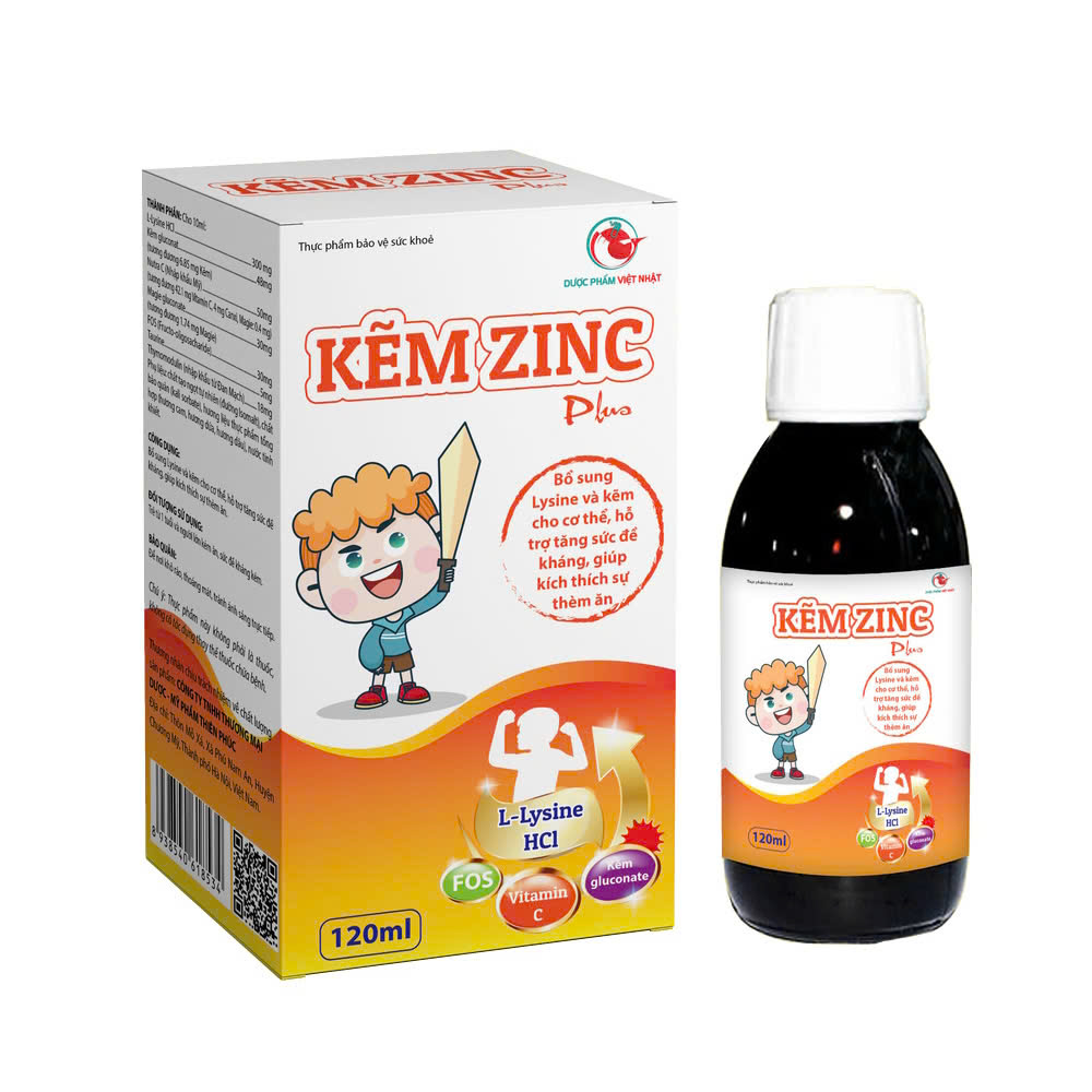 Siro Kẽm Zin C Chai 120ml