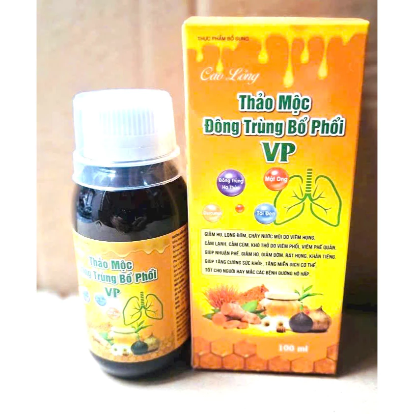 Siro Thảo Mộc Đông Trùng Bổ Phổi VP_C/100ml