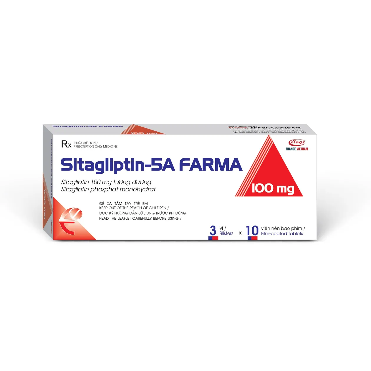 Sitagliptin-5A FARMA 100mg_H30v