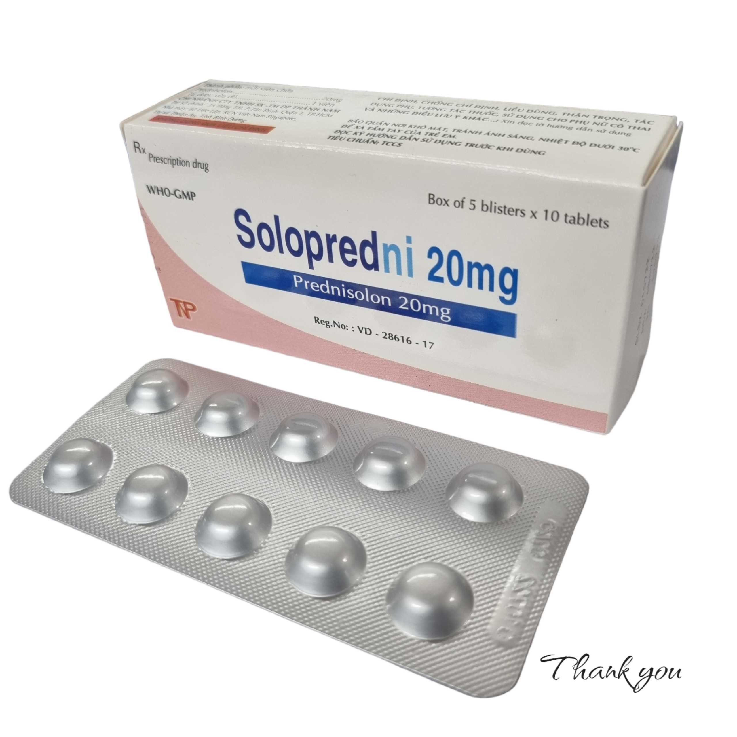 Solopredni 20mg - H50v - Thành Nam