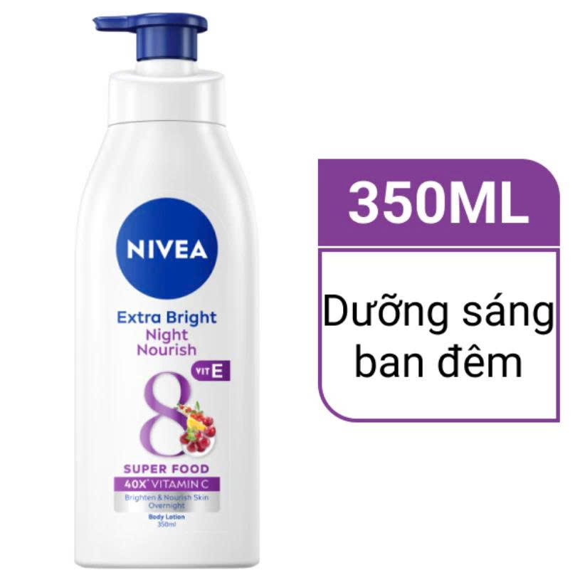 Sữa Dưỡng Thể NIVEA Extra Bright (Ban Đêm)_C/350ml