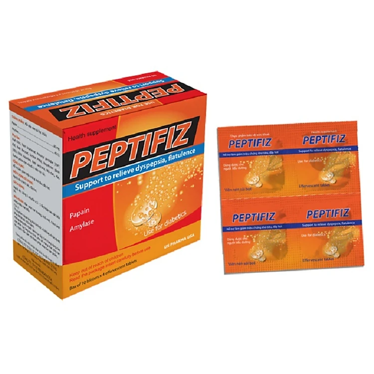 Sủi tiêu hóa PEPTIFIZ USA_H/40v_K60