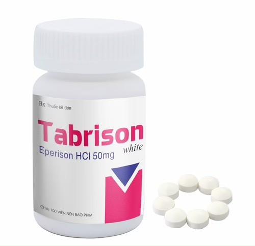 Tabrison Eperison 50mg (white) chai/100viên USP