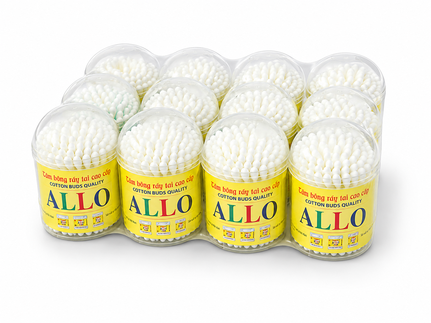 Tăm bông ALLO Đầu Nhỏ (Trẻ Em)_L/12 hũ