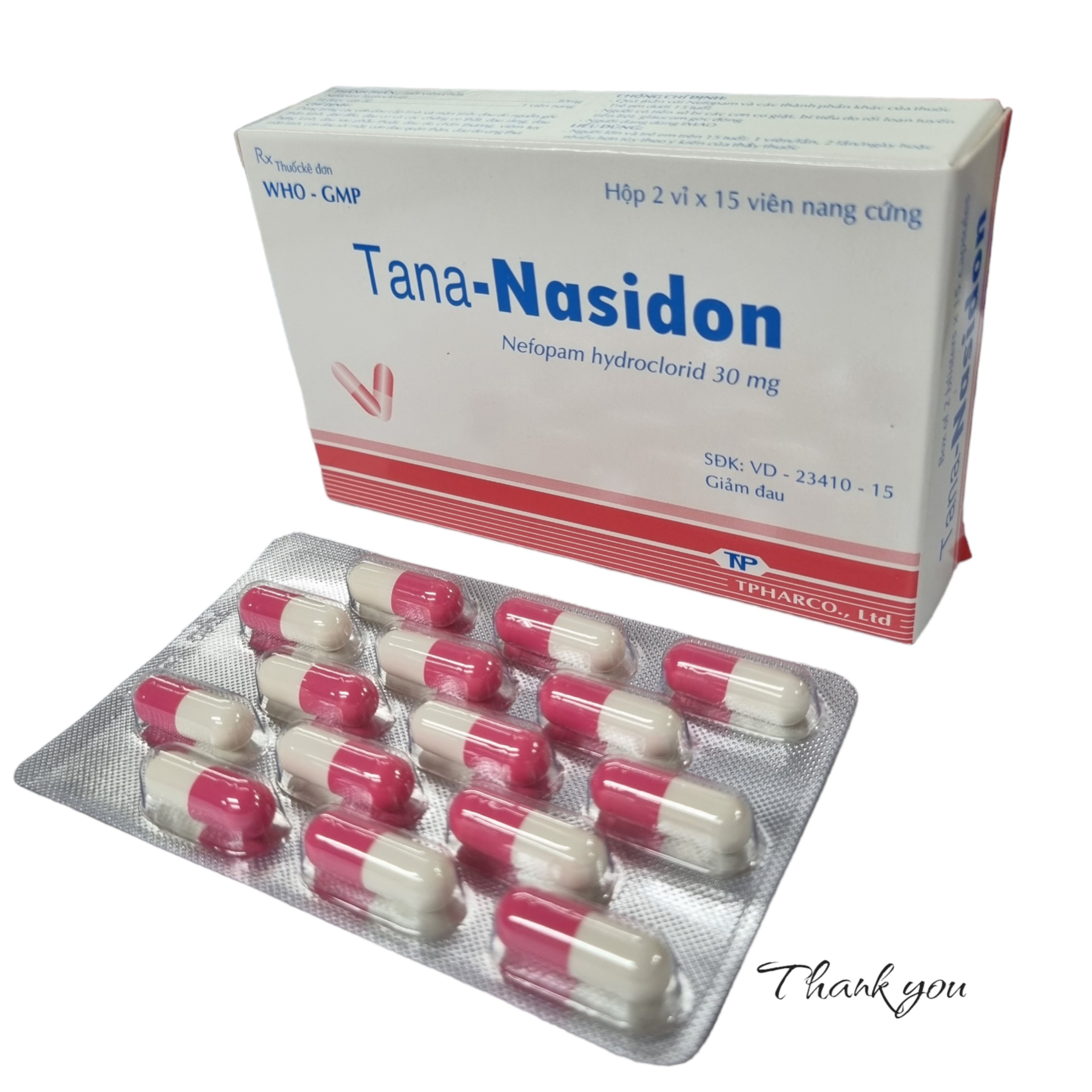 Tana-Nasidon _nefopam hydroclorid 30mg - H30v- Thành Nam