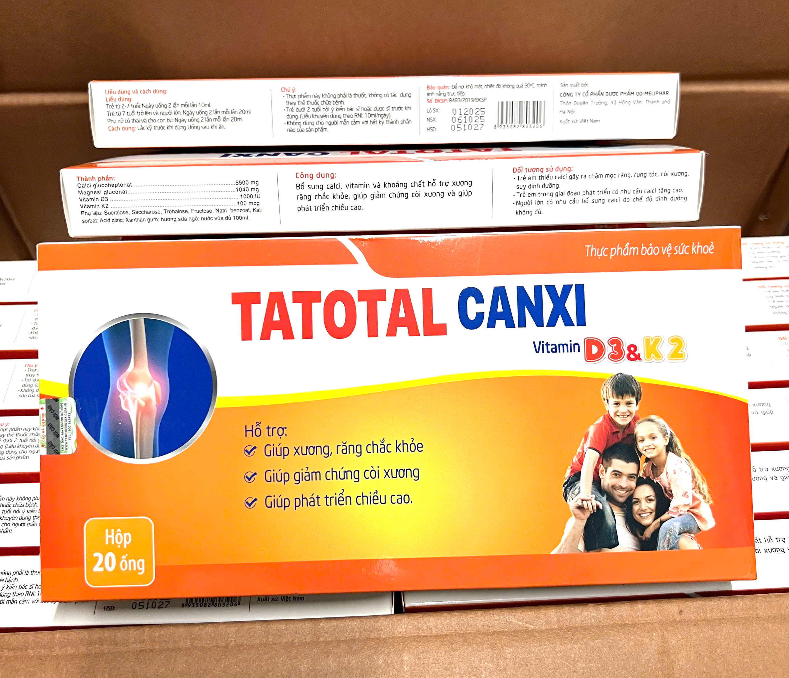 Tatotal Canxi_H/20 ống