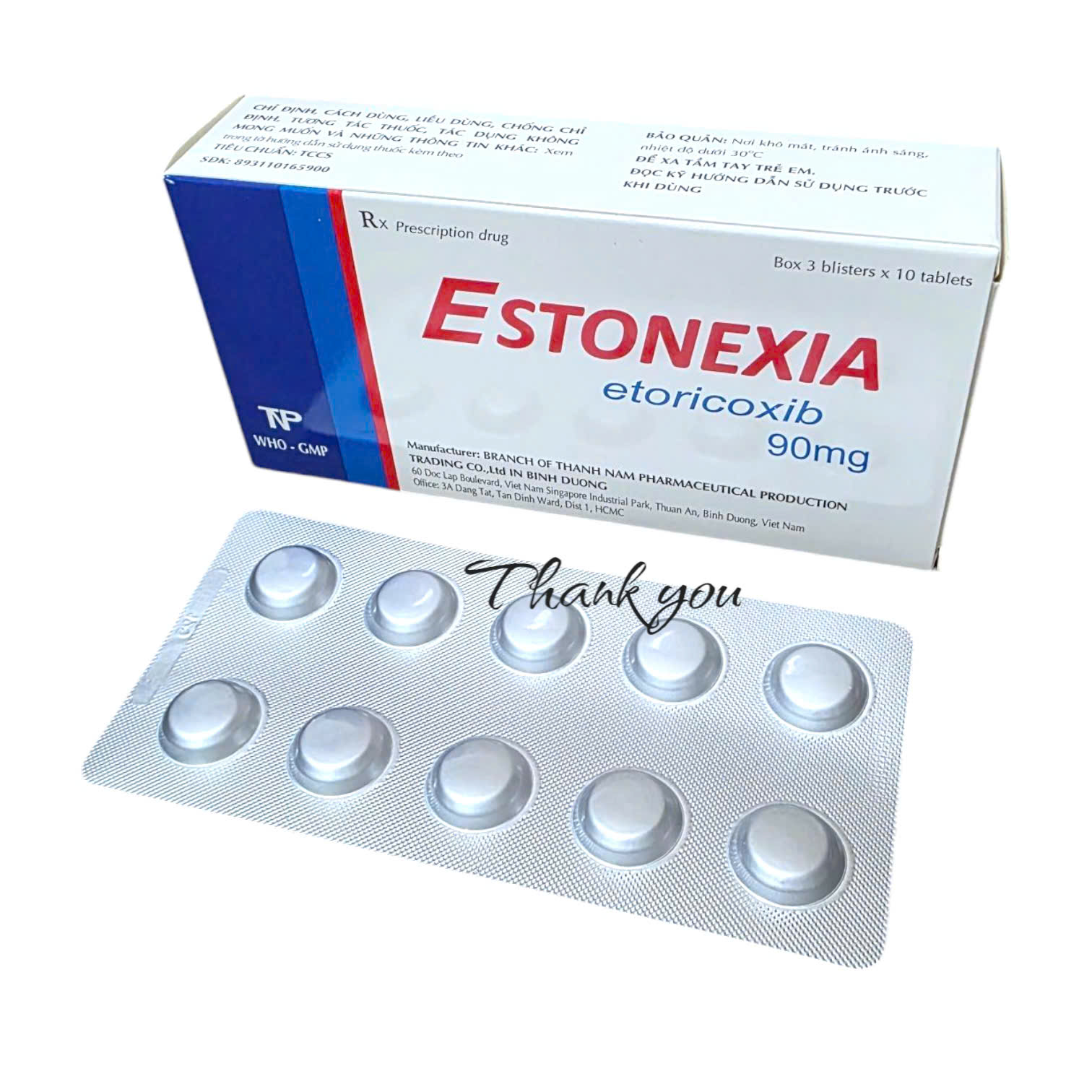 Thành Nam_ESTONEXIA  etoricoxib  90mg_H30v