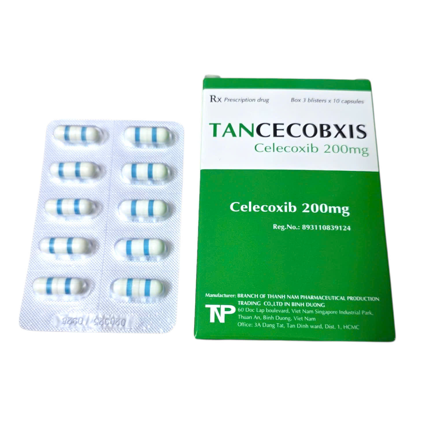 Thành Nam_TANCECOBXIS Celecoxib 200mg_H/30v mua 10 tặng 1