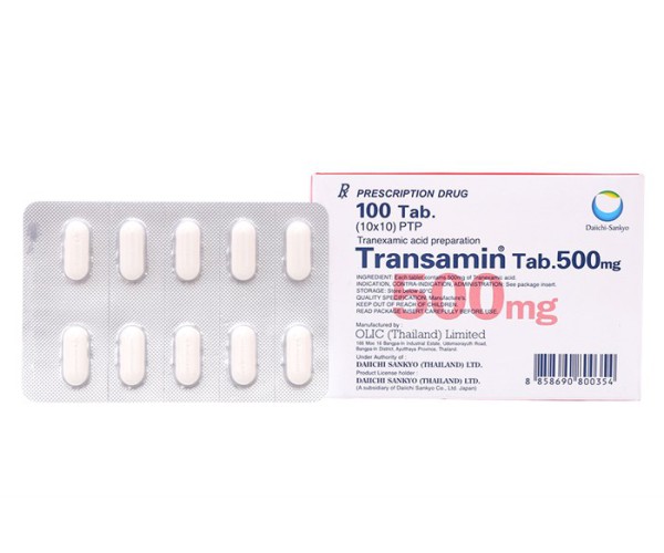 Thuốc cầm máu Transamin 500mg_H100v