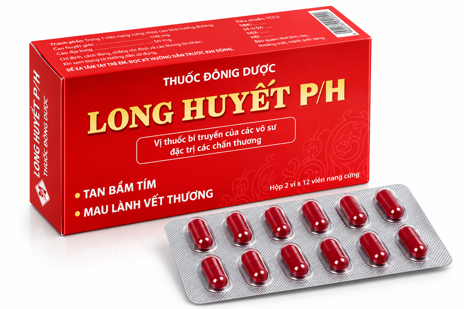 Thuốc Đông Dược Long Huyết P/H H24 viên_K140