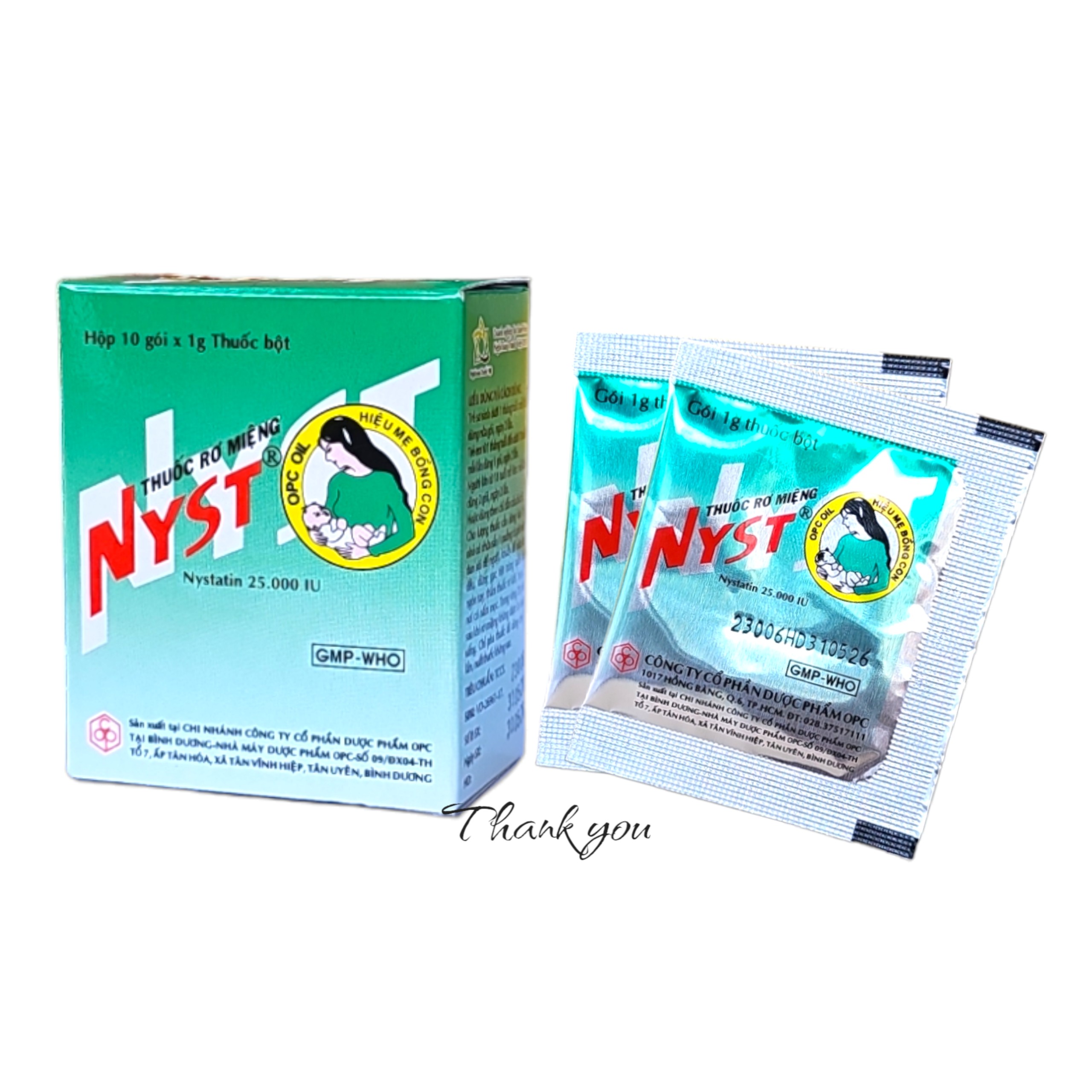 OPC_Thuốc rơ miệng NYST (Hộp 10gói x1g)_K144