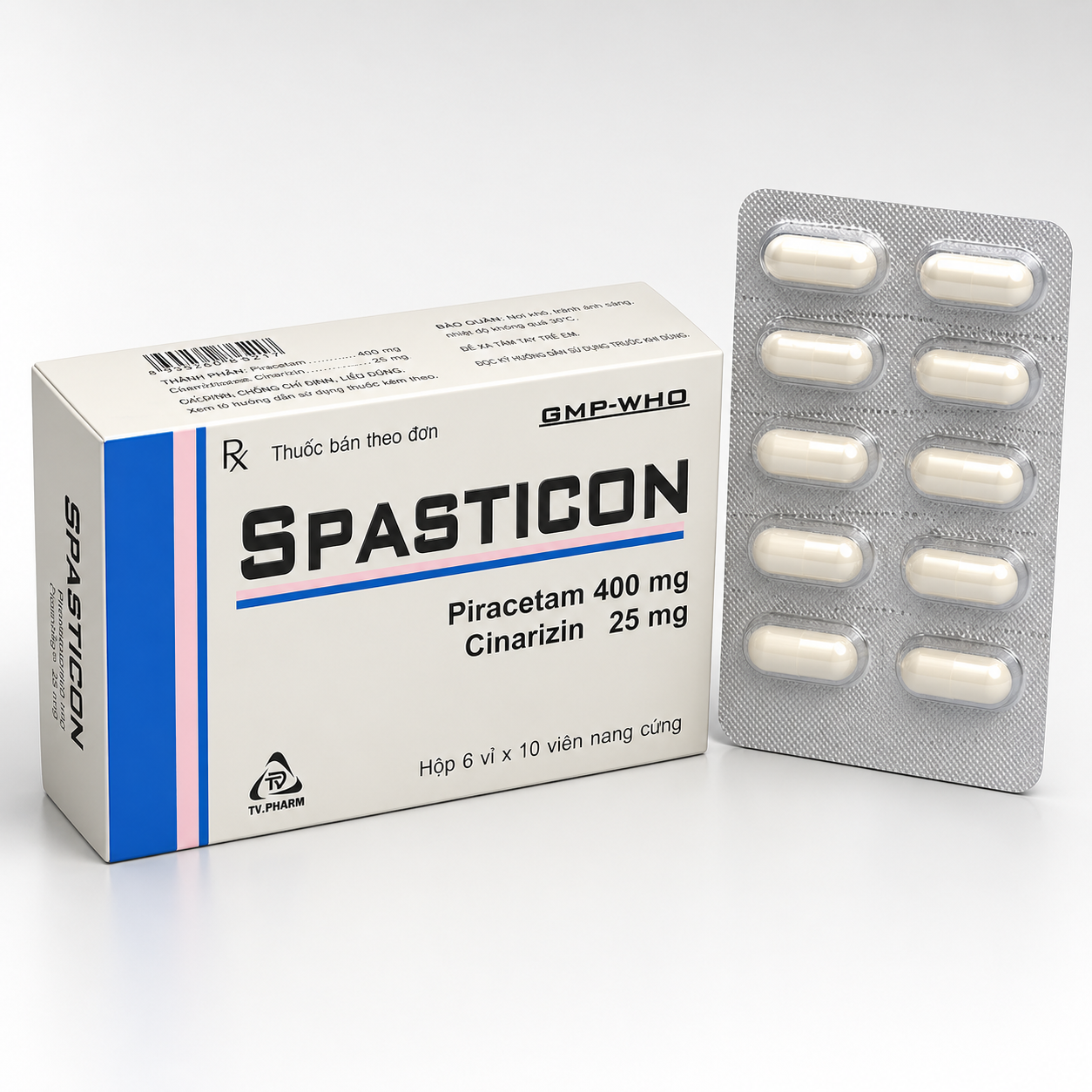 Trà Vinh_Spasticon_pira 400, Cinnarizine 25mg_H60v