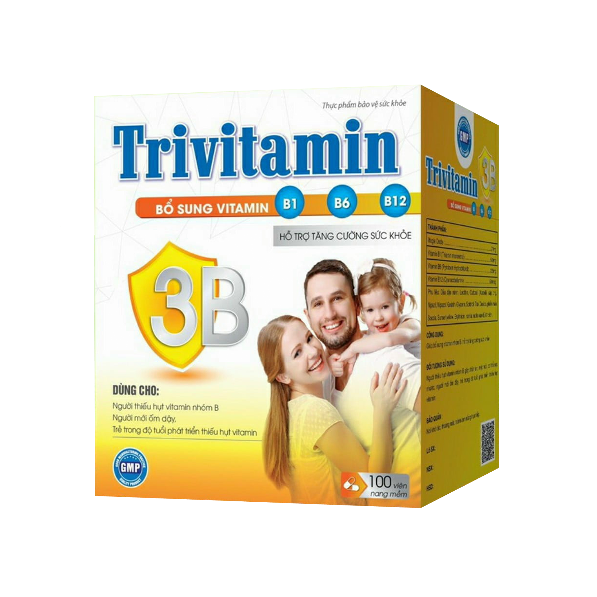 TriVitamin 3B hộp 100 viên