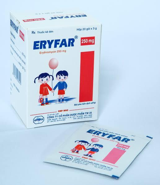 Tw25_ERYFAR 250mg Erythromycin 250 mg_H/20/3g