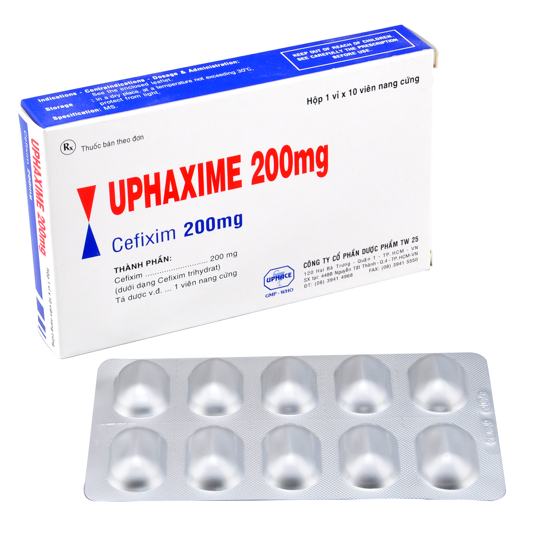 TW25_Uphaxime Cefixim 200mg (H/20v)