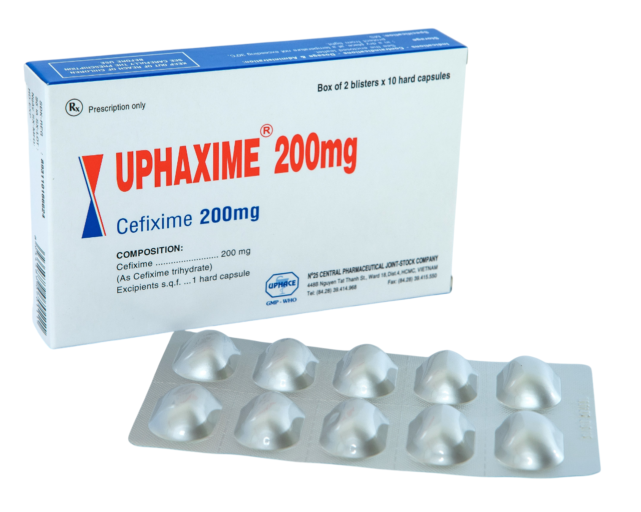 TW25_Uphaxime Cefixim 200mg (H/20v)