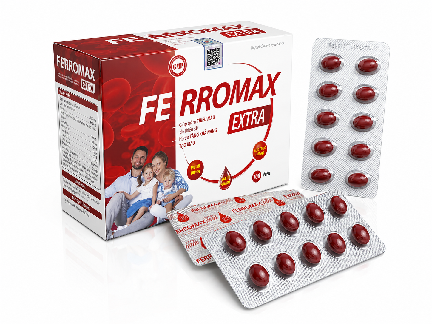 Vinaphar_FERROMAX Extra (Sắt vỉ)_H/100v_K84
