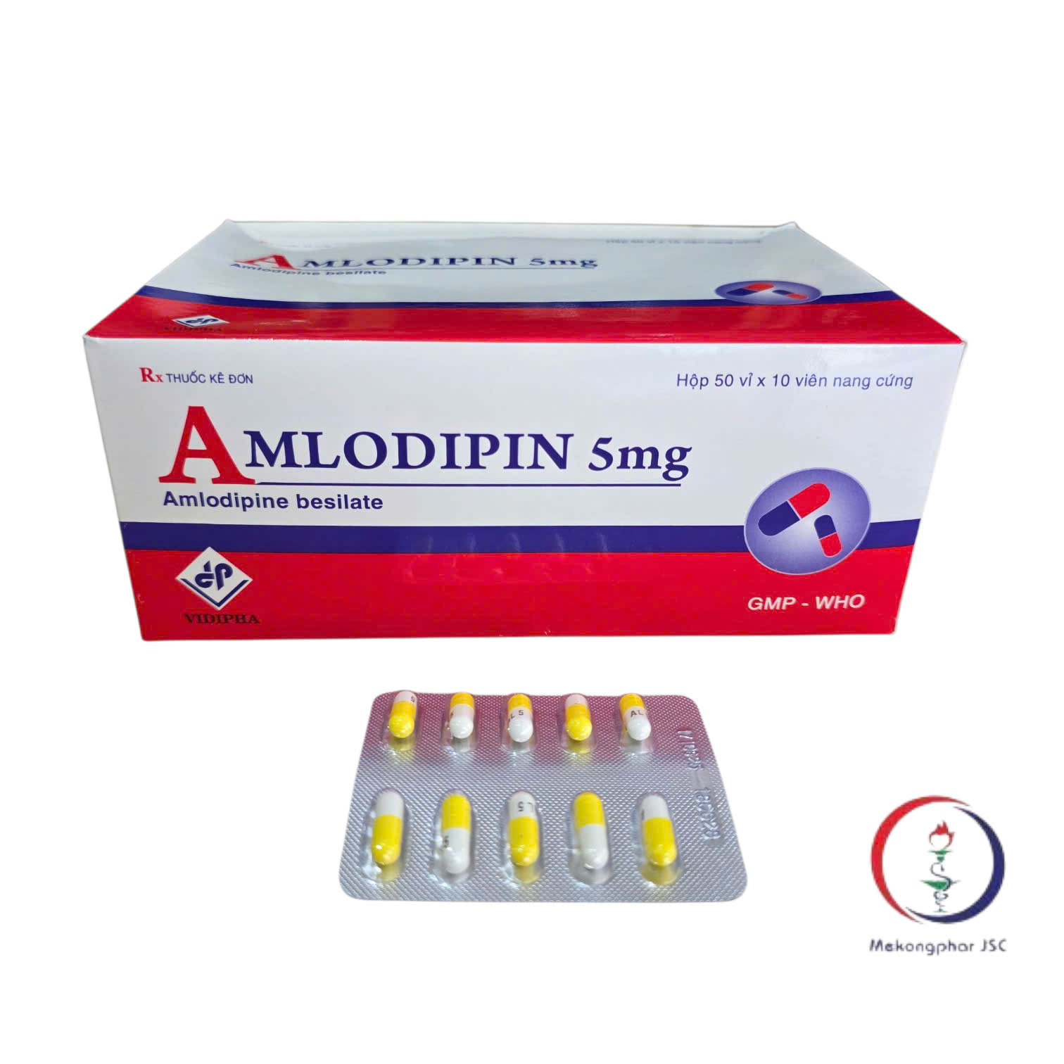 Vidi_Amlodipin 5mg _Amlo_(H/500v) (lớn)