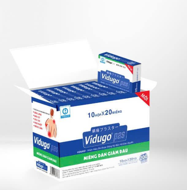 Vidugo Miếng dán giảm dau_H10/20m (Hộp lớn)