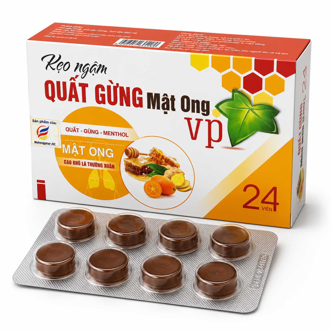 Kẹo ngậm quất gừng mật ong VP_H/24v_K98 Date 24.11.27
