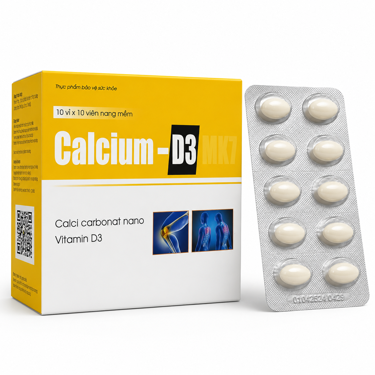 Vinaphar_Calcium-D3 MK7_H/100v (Canxi) - K120