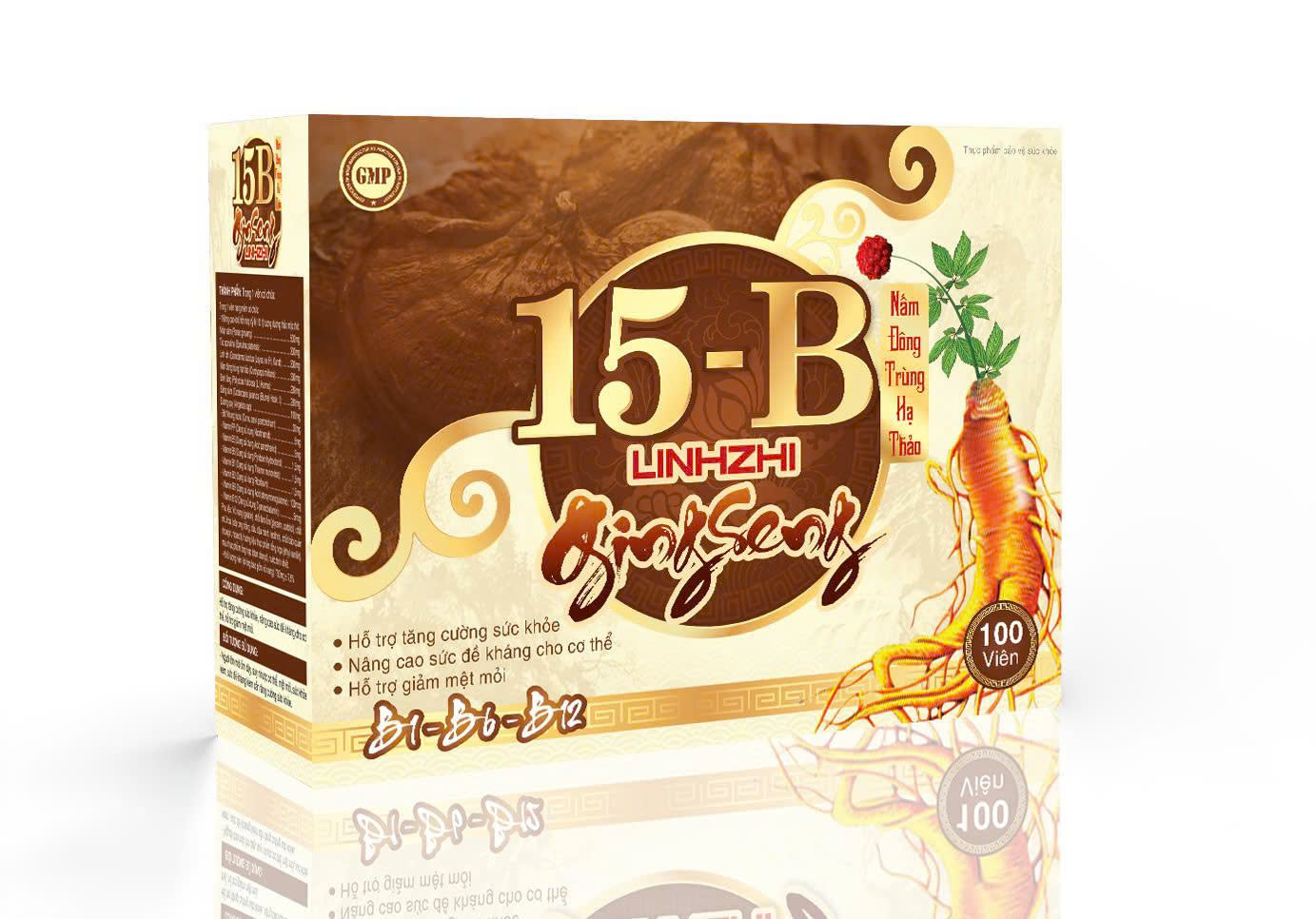 VITAMIN 15-B GINSENG- HÔP 100V 