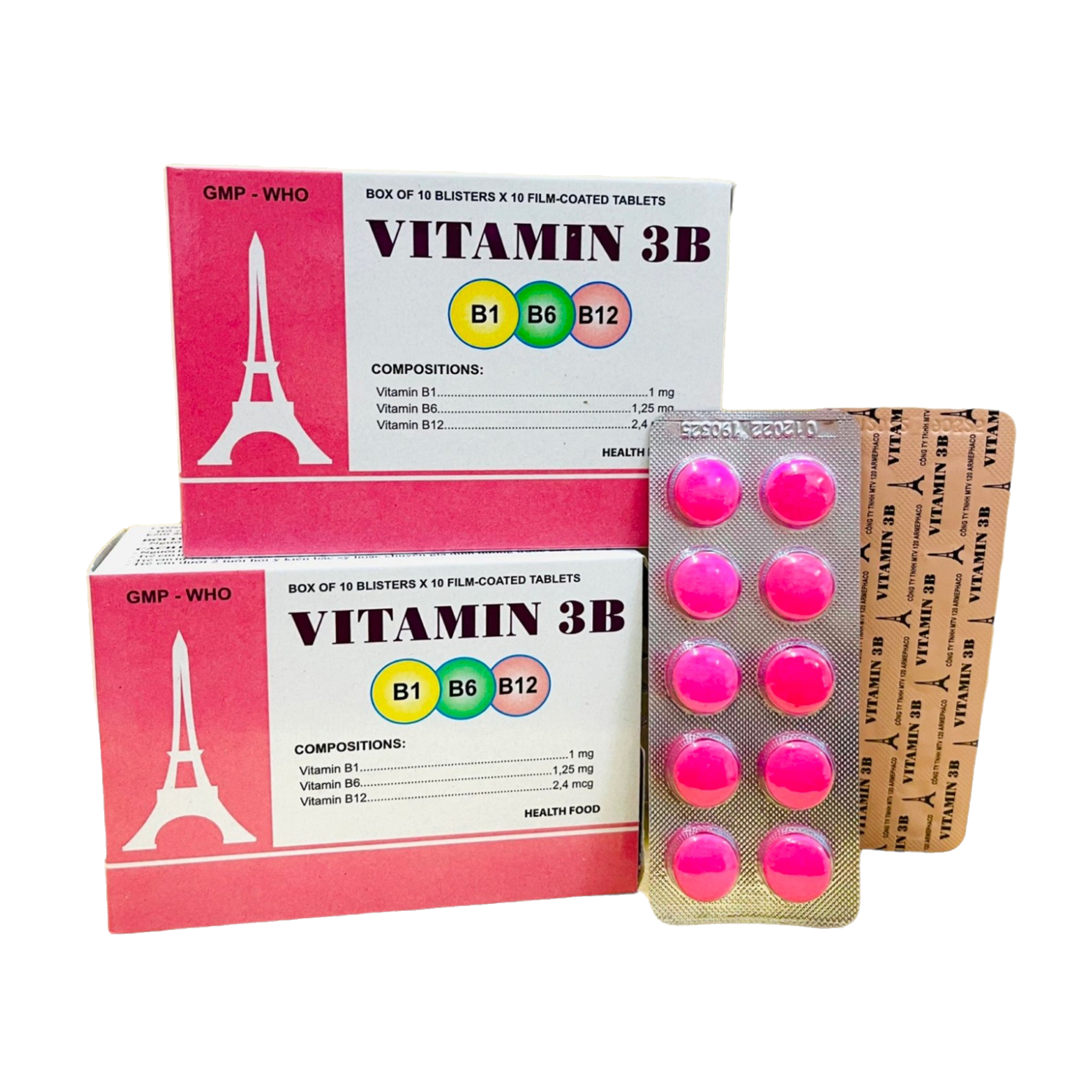 Vitamin 3B hộp 100 viên