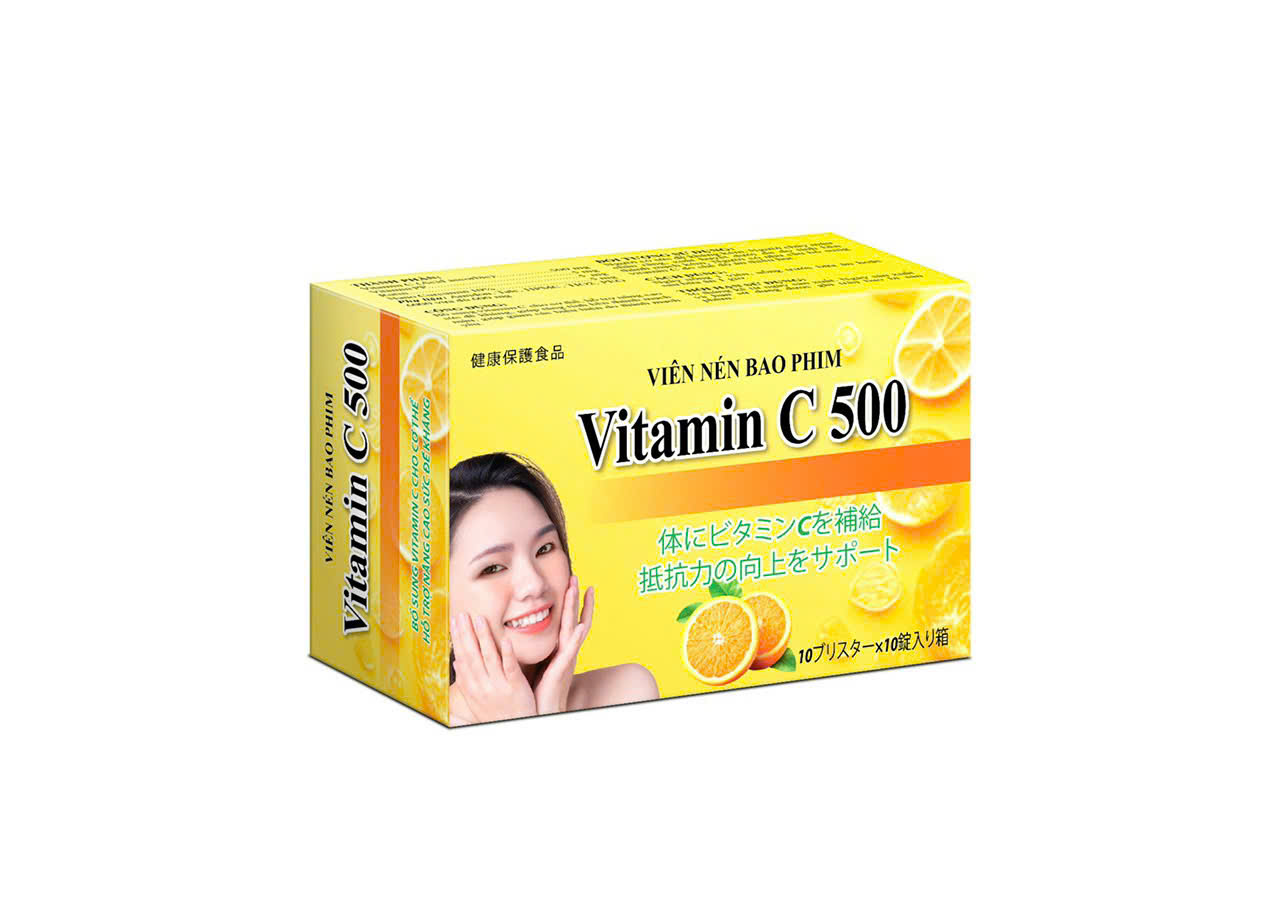 Vitamin C 500_H100v nén bao phim