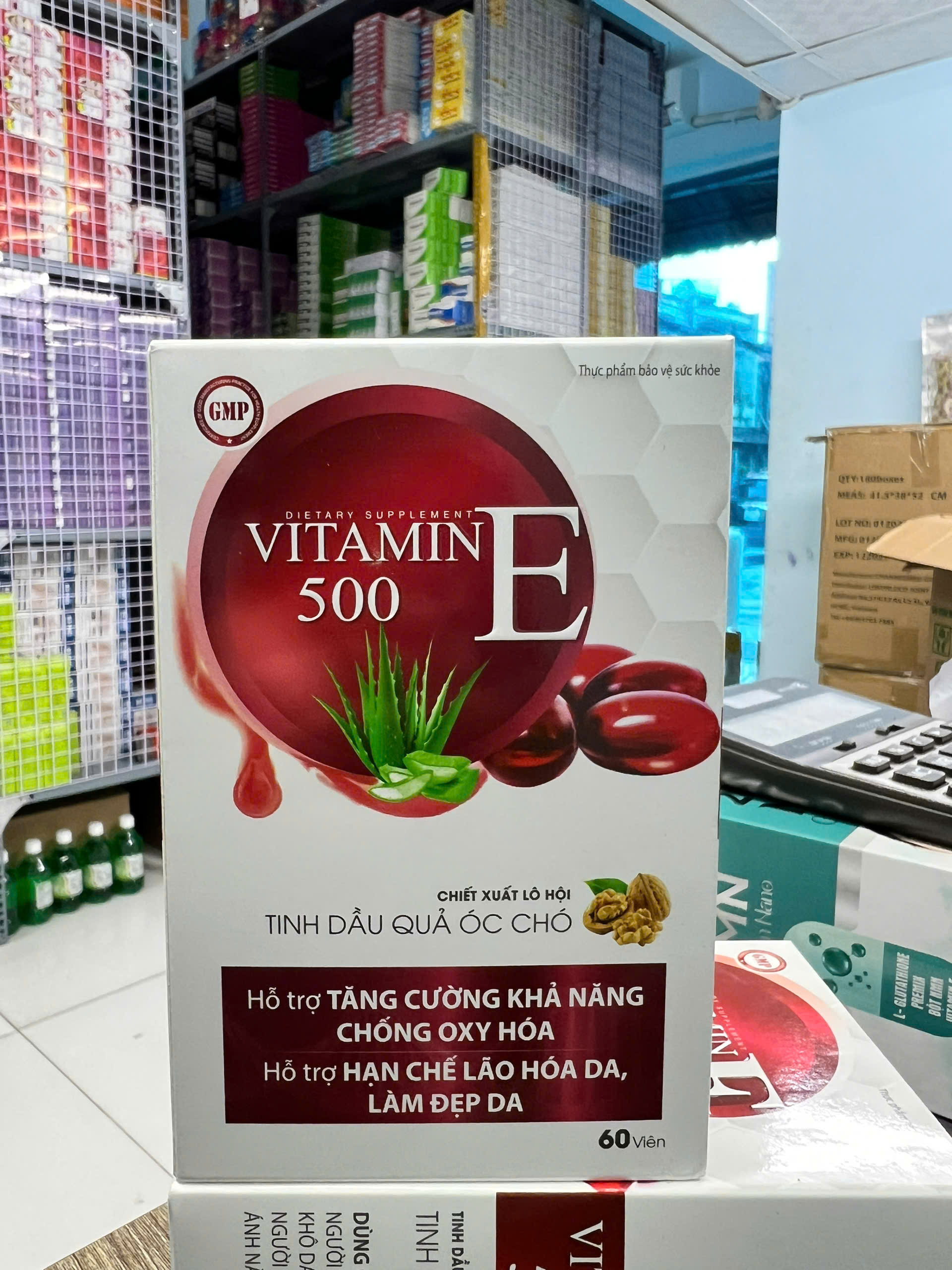 USA_VITAMIN E500 đỏ óc chó_C60v