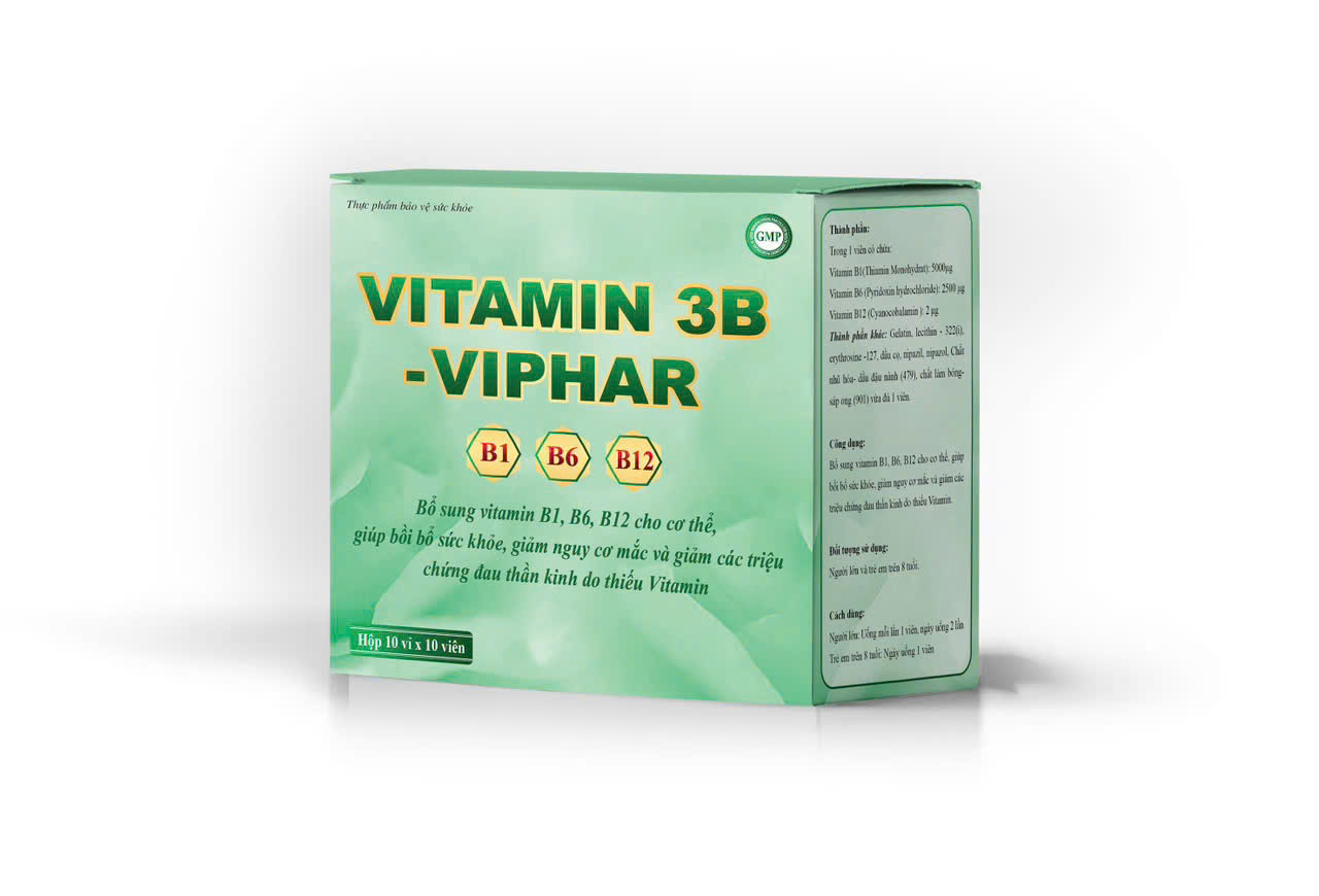 VITAMIN ЗВ -VIPHAR_H/100v (Xanh)