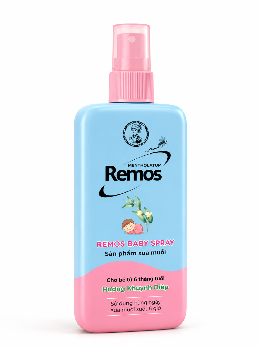 Xịt chống muỗi Remos baby Hương Khuynh Diệp_C70ml