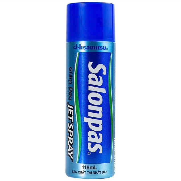 Xịt giảm đau Salonpas Jet Spray Hisamitsu (118ml)