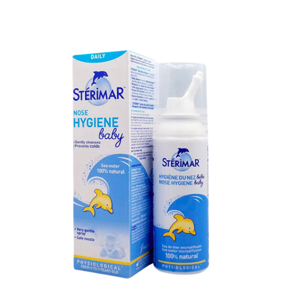 Xịt mũi Sterimar Nose Hygiene Baby cho trẻ từ 0-3 tuổi